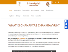 Tablet Screenshot of chanakyaschakkravyuh.com